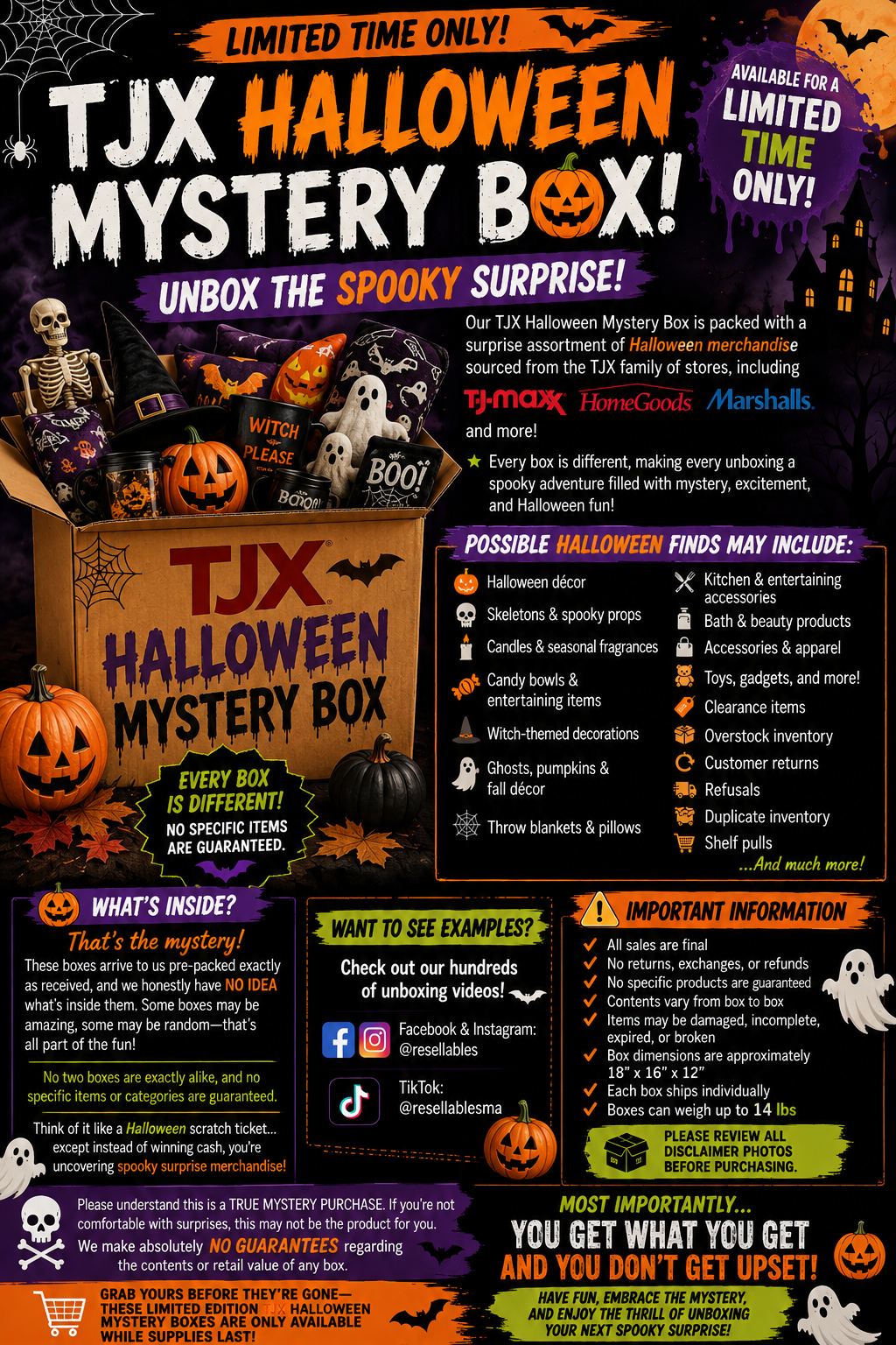 TJX Halloween Mystery Box