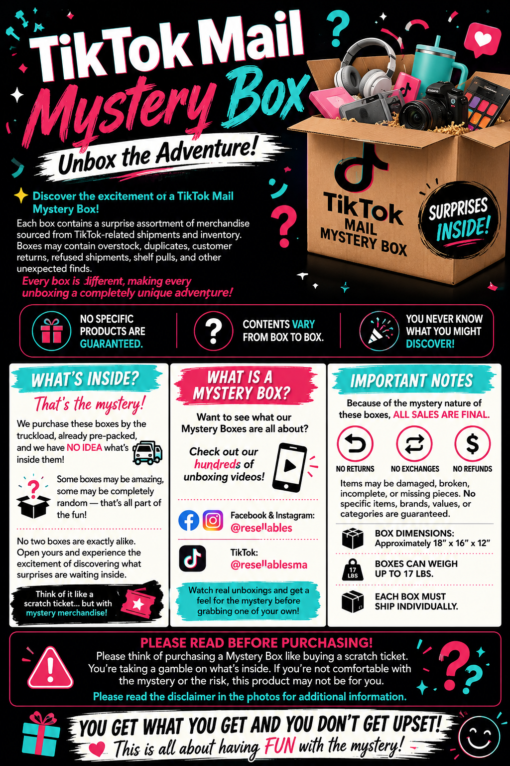 TikTok Mail Mystery Box