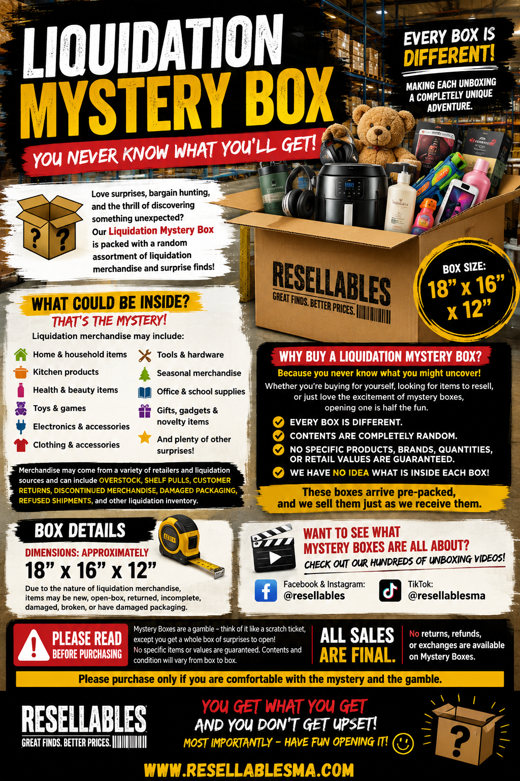 Liquidation Mystery Box