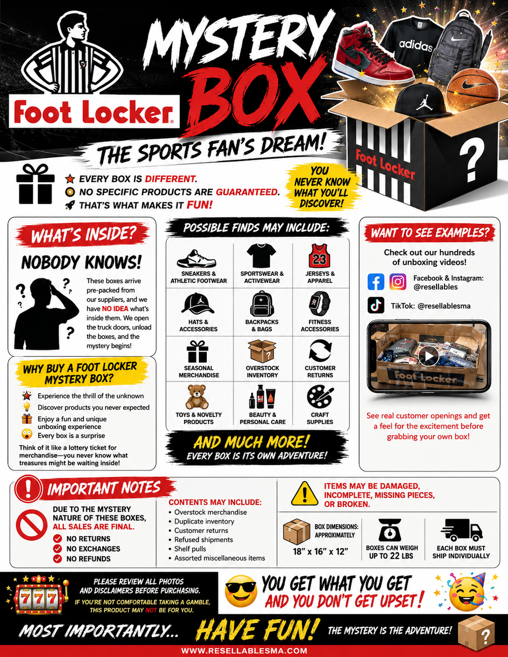 Foot Locker Mystery Box