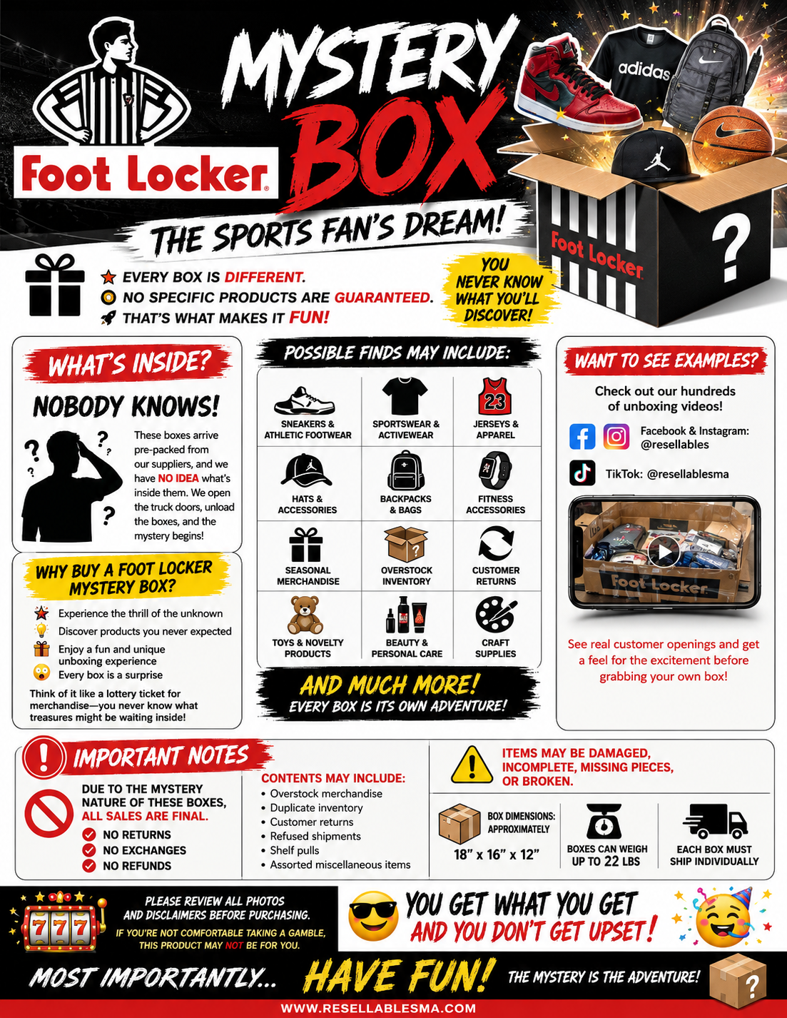 Foot Locker Mystery Box