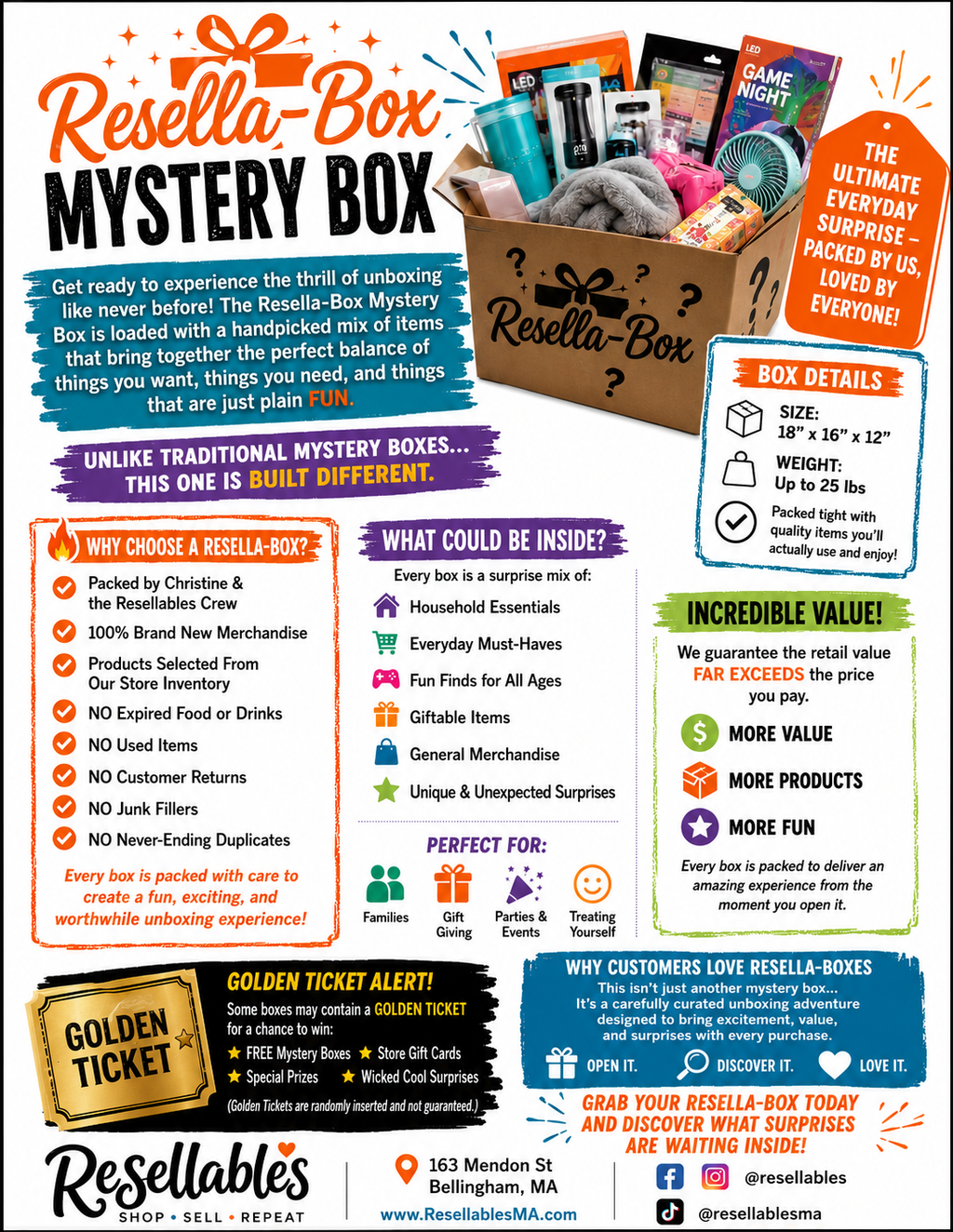 Resella-box General Merchandise Mystery Box