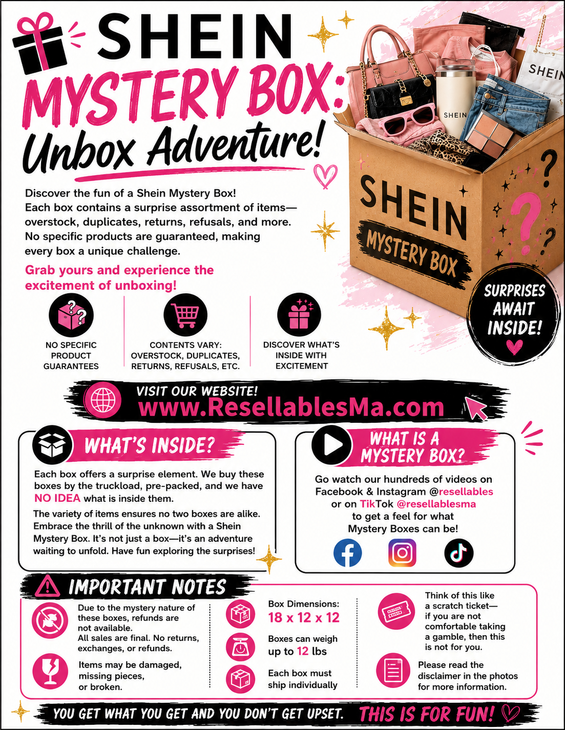 Shein Mystery Box