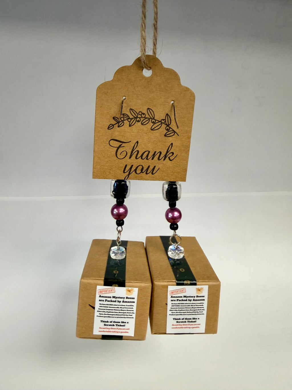 Moe's Miniature Mystery Box Earrings