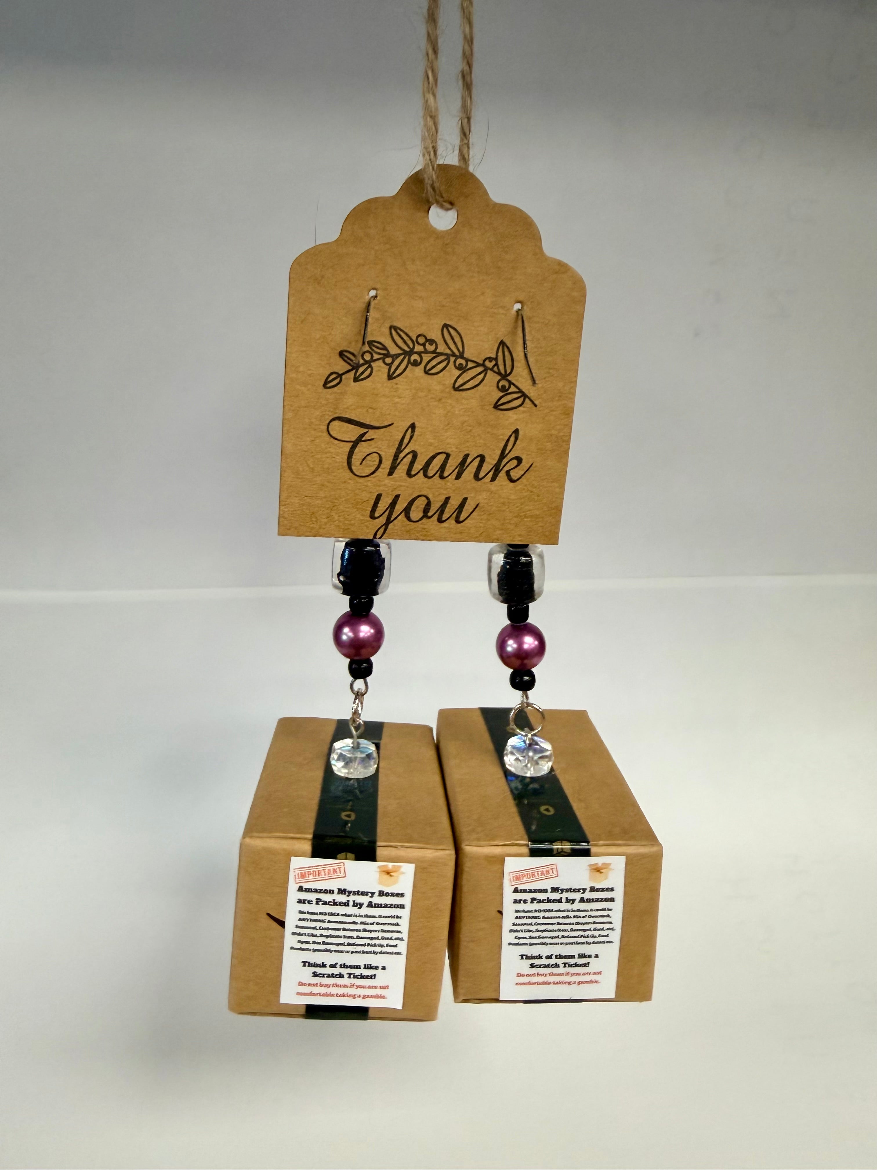 Moe's Miniature Mystery Box Earrings